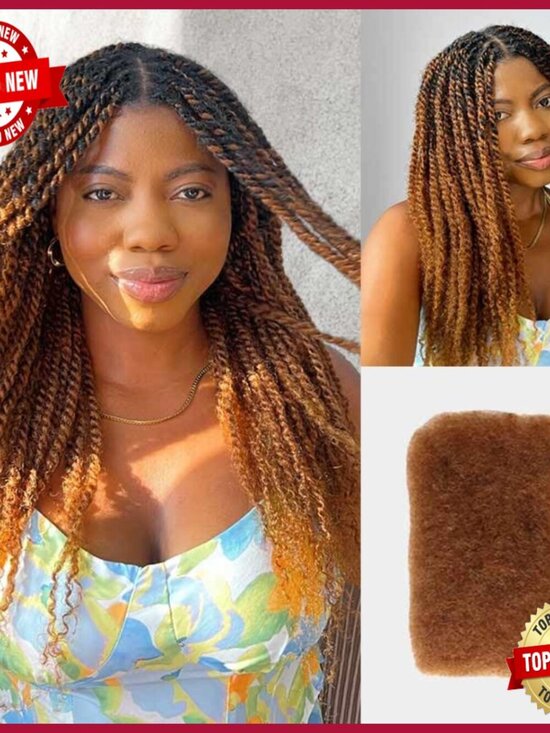 50g Afro Kinky Human Hair for Dreadlock Extensions Repair Locs